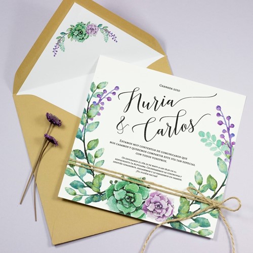 Foto de Invitación de boda MARIETTE