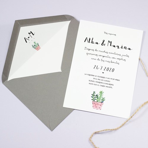 Foto de Invitación de boda MINA