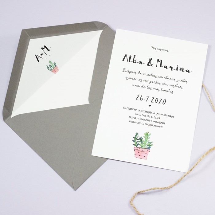 Foto de Invitación de boda MINA