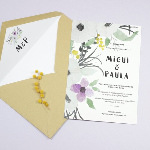 Foto de Invitación de boda MAMIKO