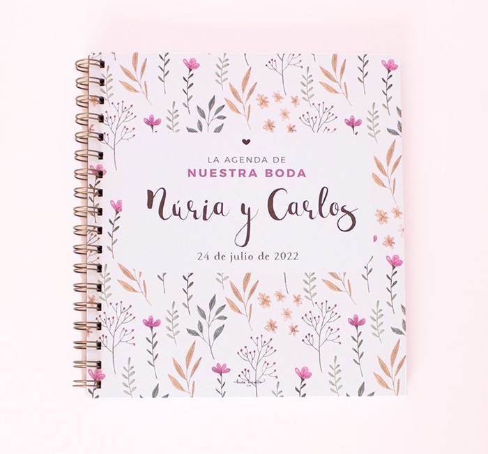 Agenda boda - Regalos Personalizados