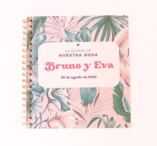 La agenda de nuestra boda - Bienbonico