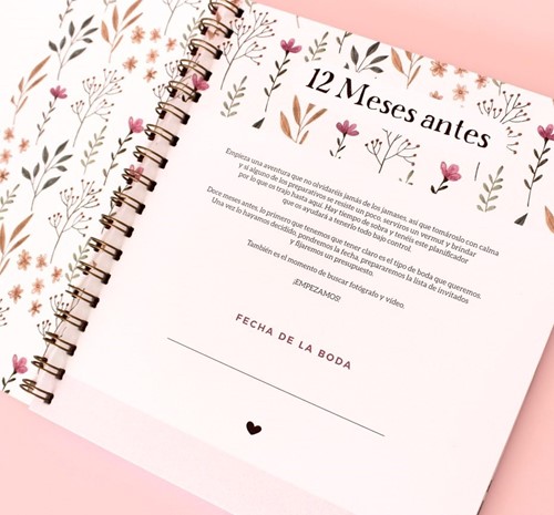 La agenda de nuestra boda - Bienbonico